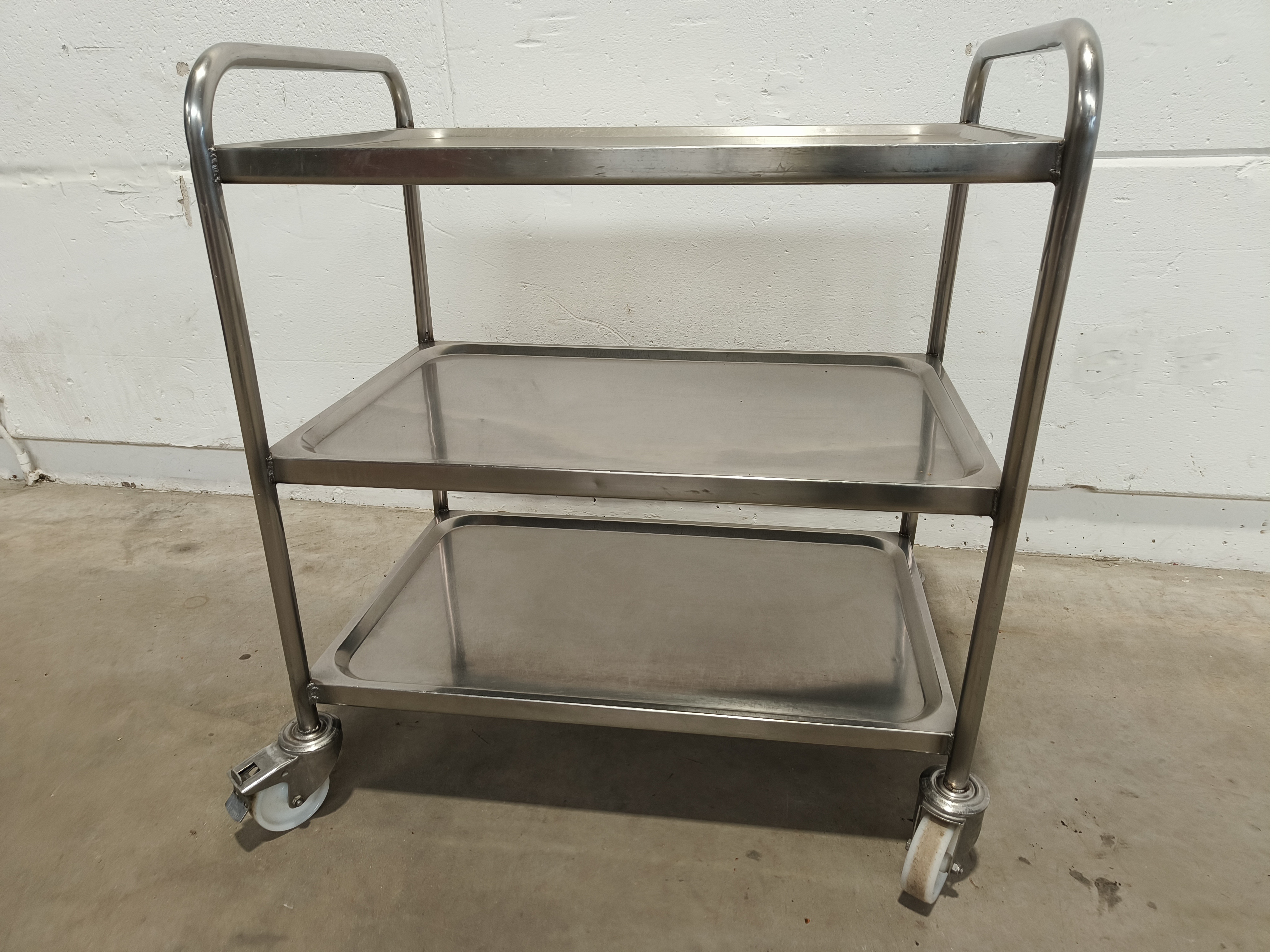 Stainless steel serving trolley for sale used second hand 2nd hand ...