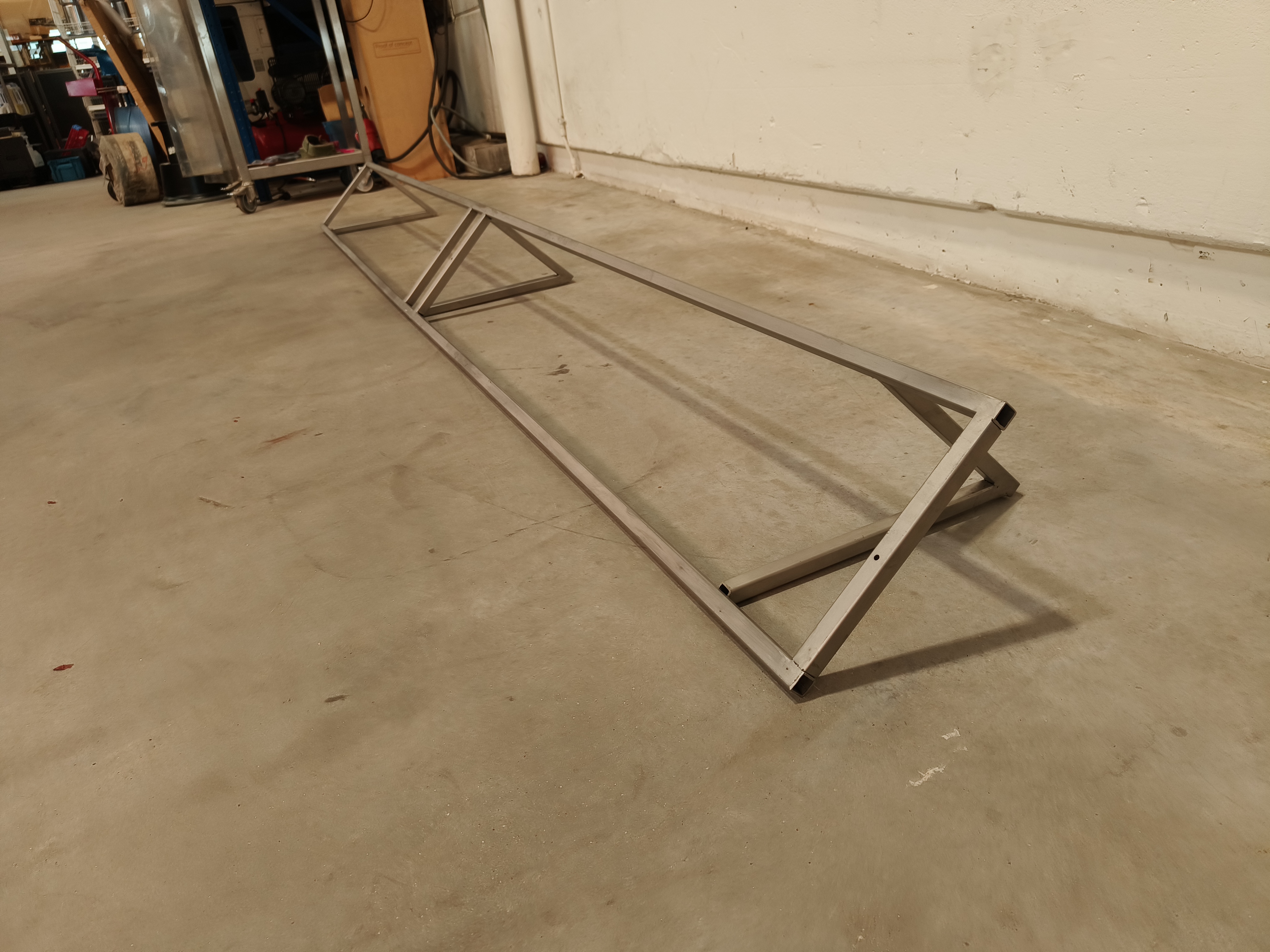 Stainless steel wall rack - 3 meters For sale used second hand 2nd hand ...