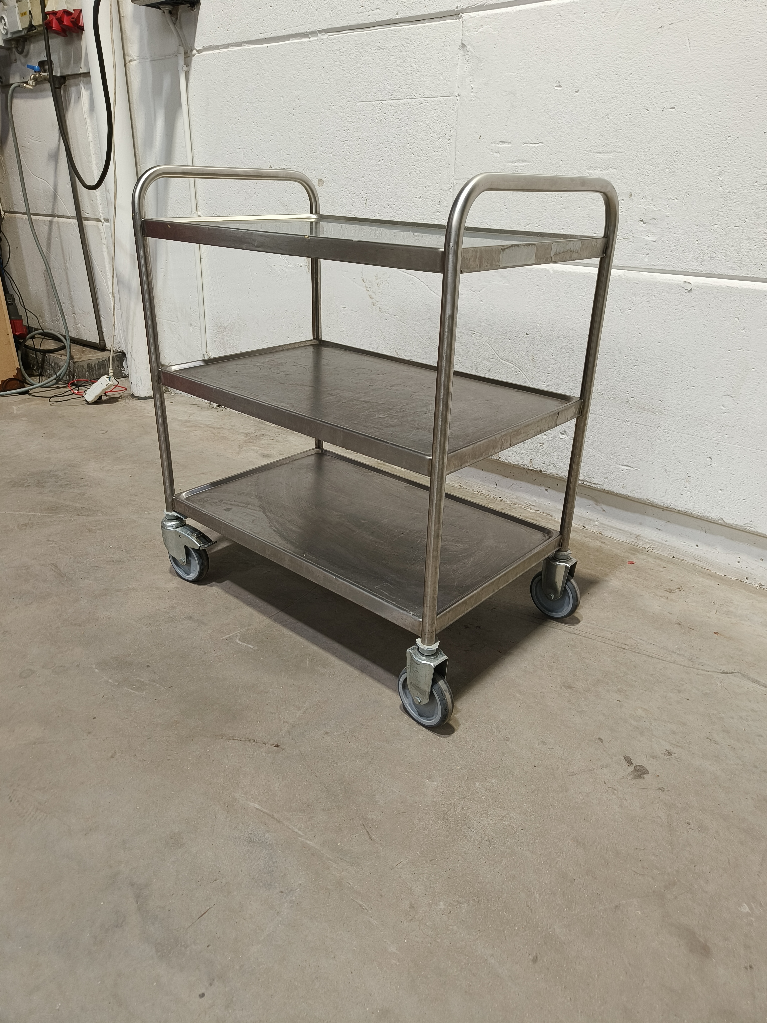 Stainless steel service trolley For sale used second hand 2nd hand ...