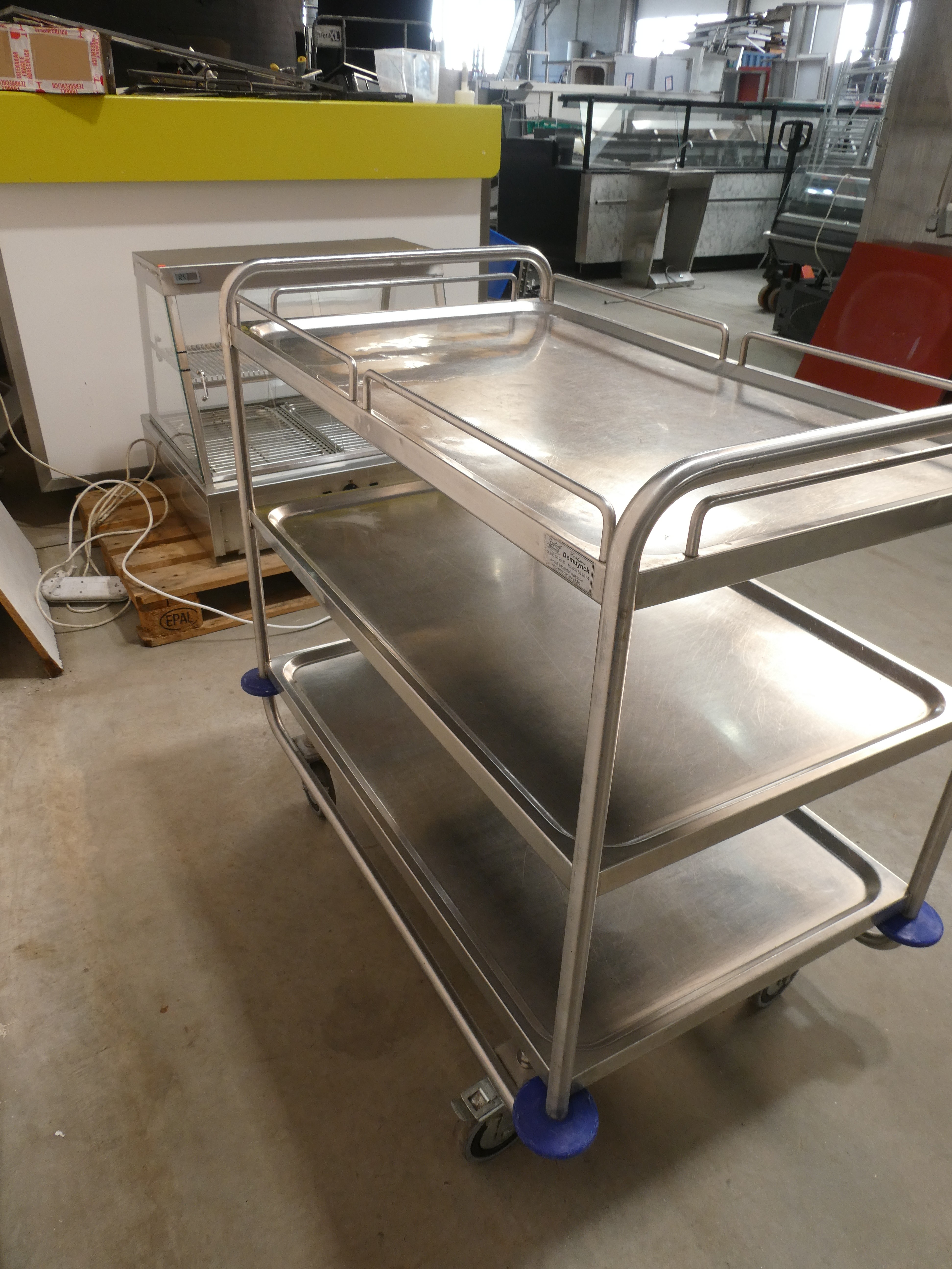 Stainless steel service trolley For sale used second hand 2nd hand ...