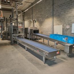 Colussi Ermes crate washing and drying line